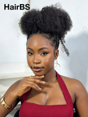 13x4 Lace Front Wig Natural Black Pre-styled Updo bob curly Wave With 300% Density 100% Human Hair